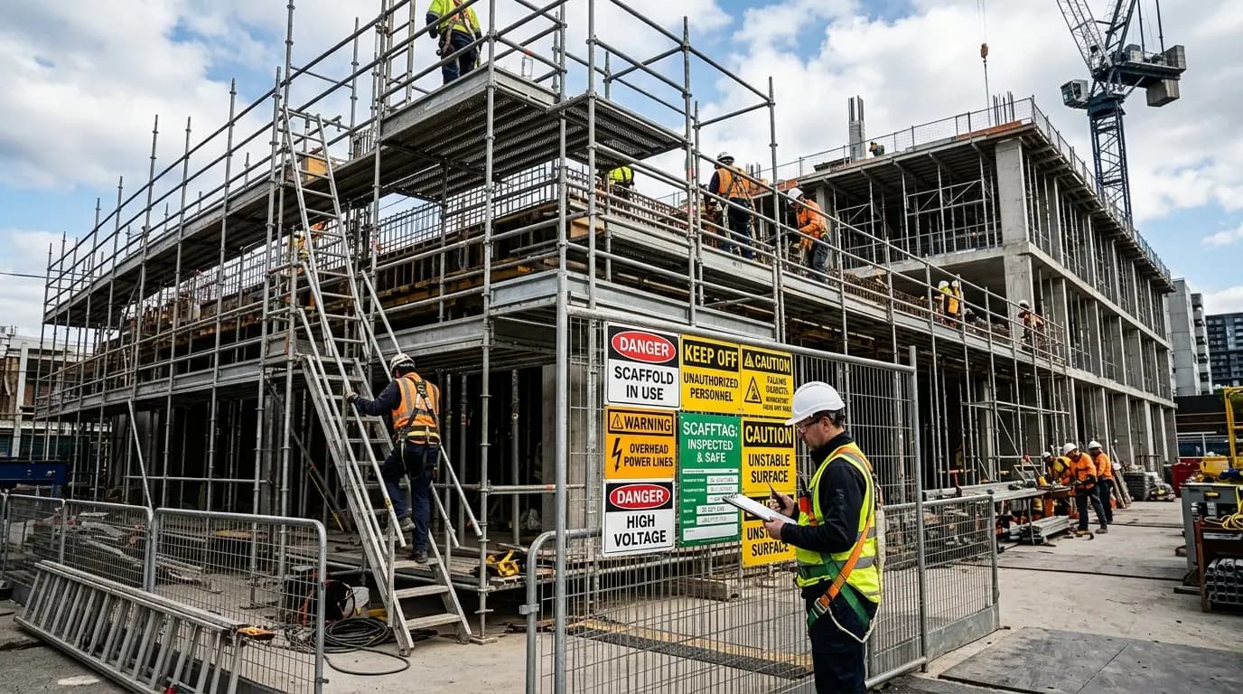 20 Common Scaffolding Signs In Construction and Their Meanings