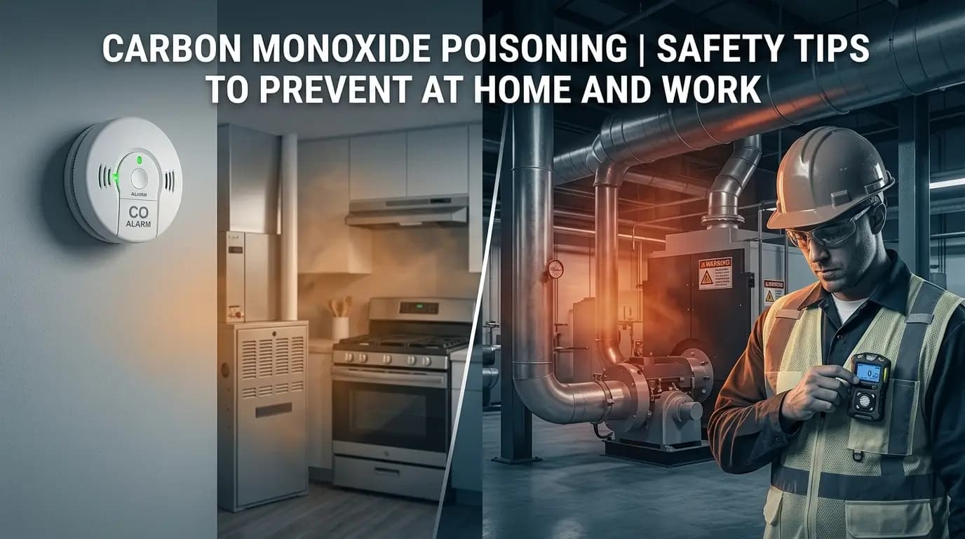Carbon Monoxide Poisoning | Safety Tips to Prevent at Home and Work