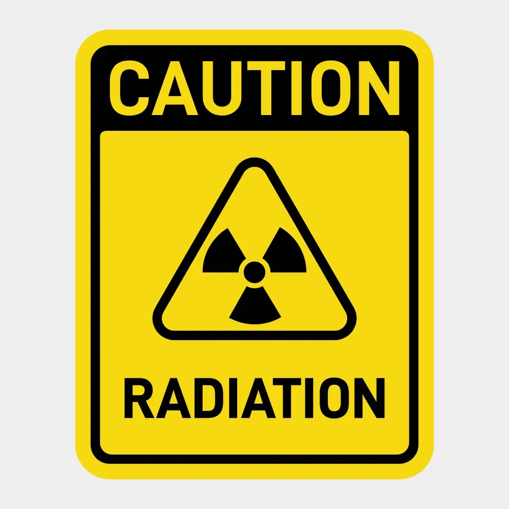 Radiation Caution Sign