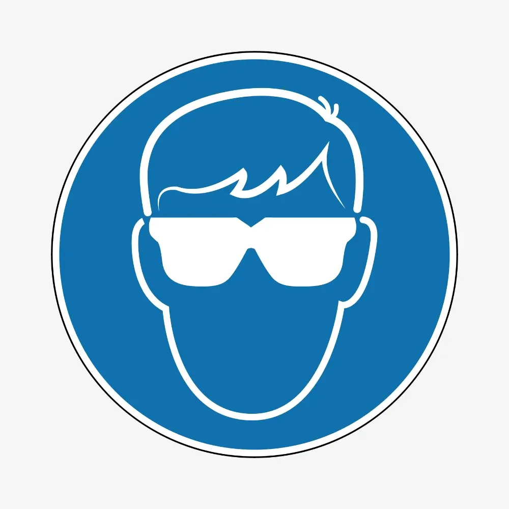 Eye Protection Required Sign